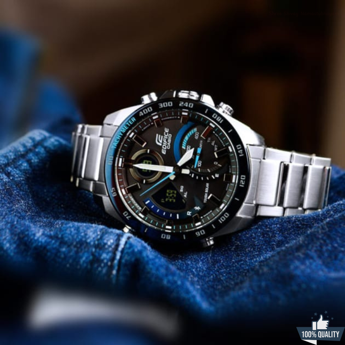 YW-21110 EDI- 01x Silver Watch.