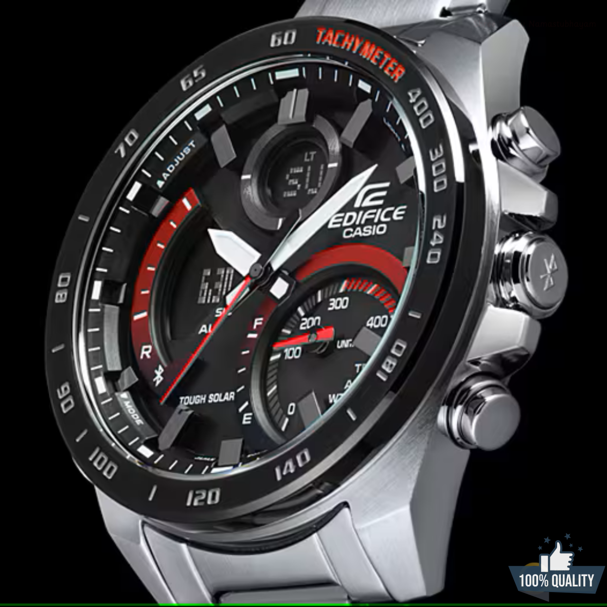 ED-21114512 Silver Stainless Steal Watch.