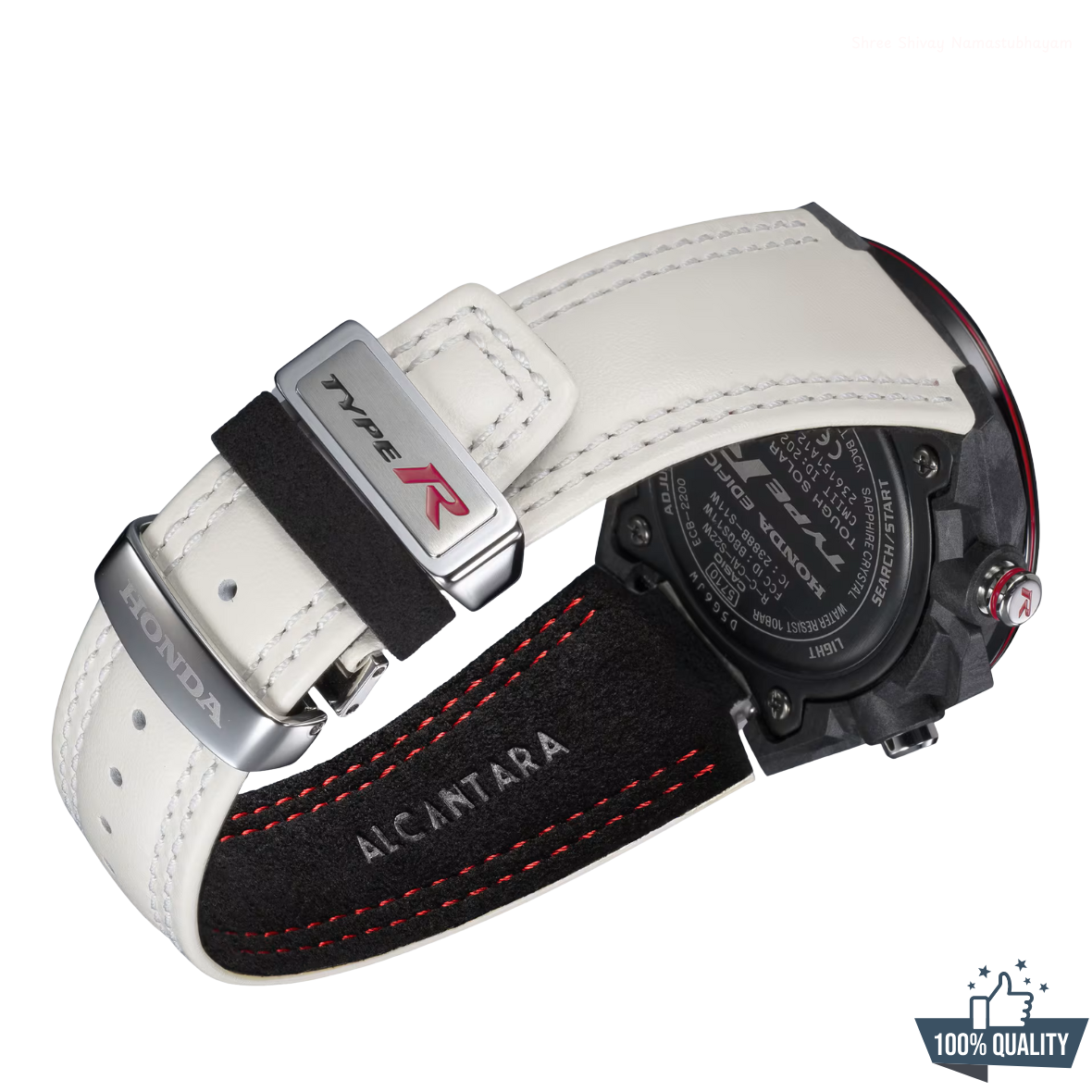 ED-2111533 White Honda Racing Watch.