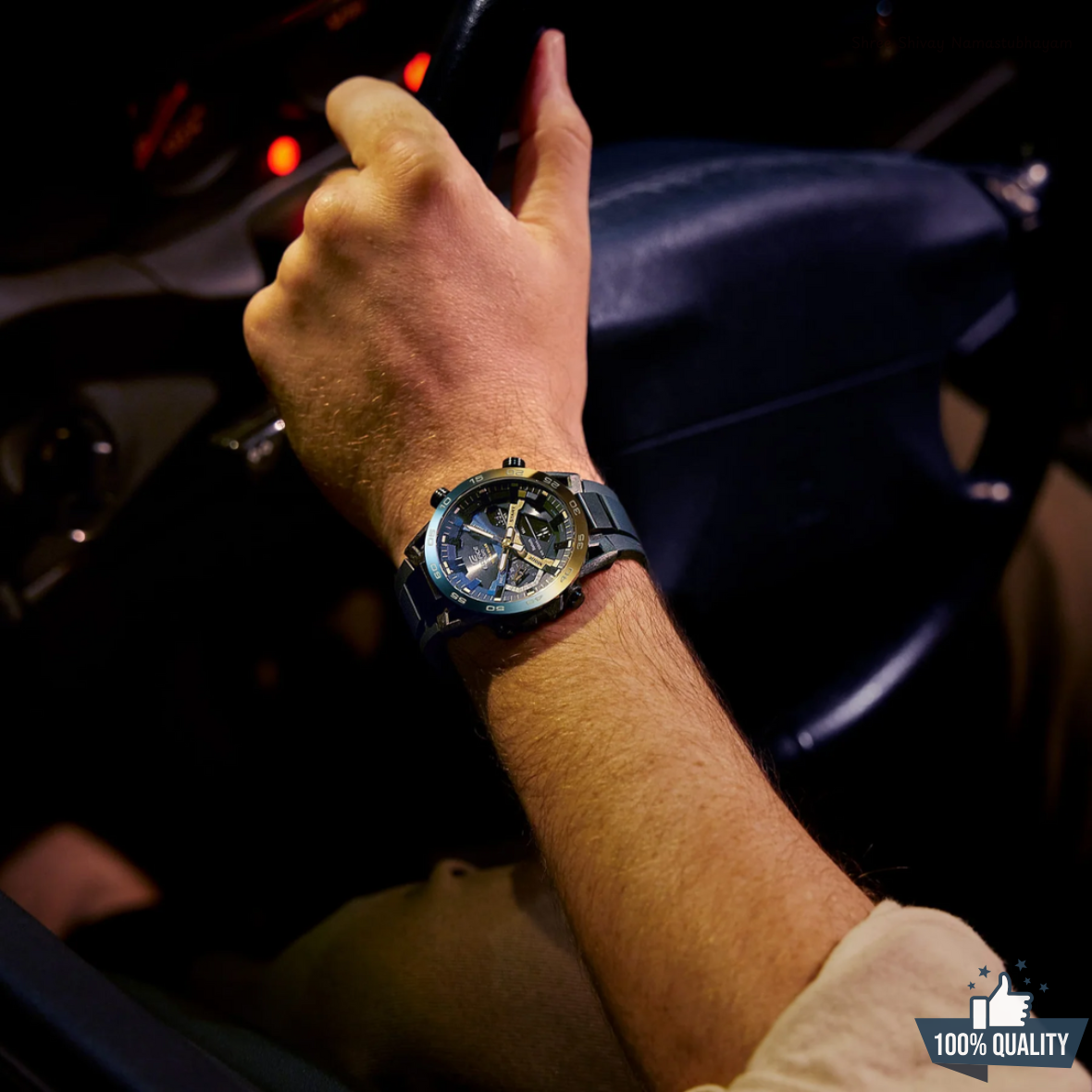 ED-2114512 Blue Honda Racing Watch.
