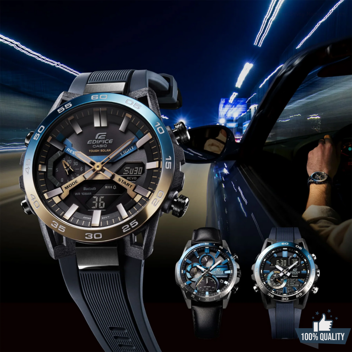 ED-2114512 Blue Honda Racing Watch.