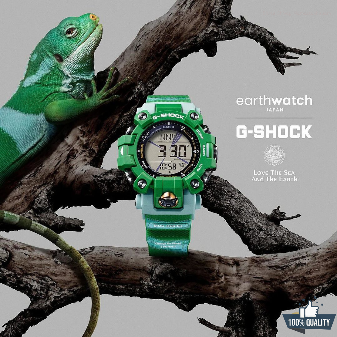 YR-21111H100 G-SQUAD Green Watch