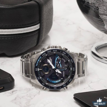 YW-21110  EDI- 01x Silver Watch.