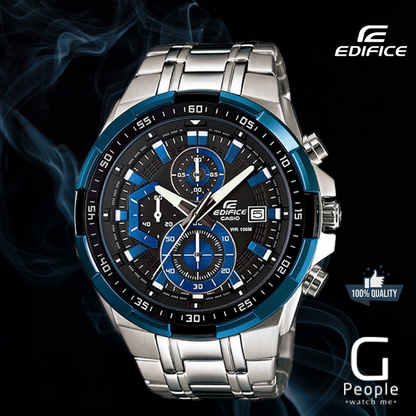YW-2110 Silver Blue Dial Watch.