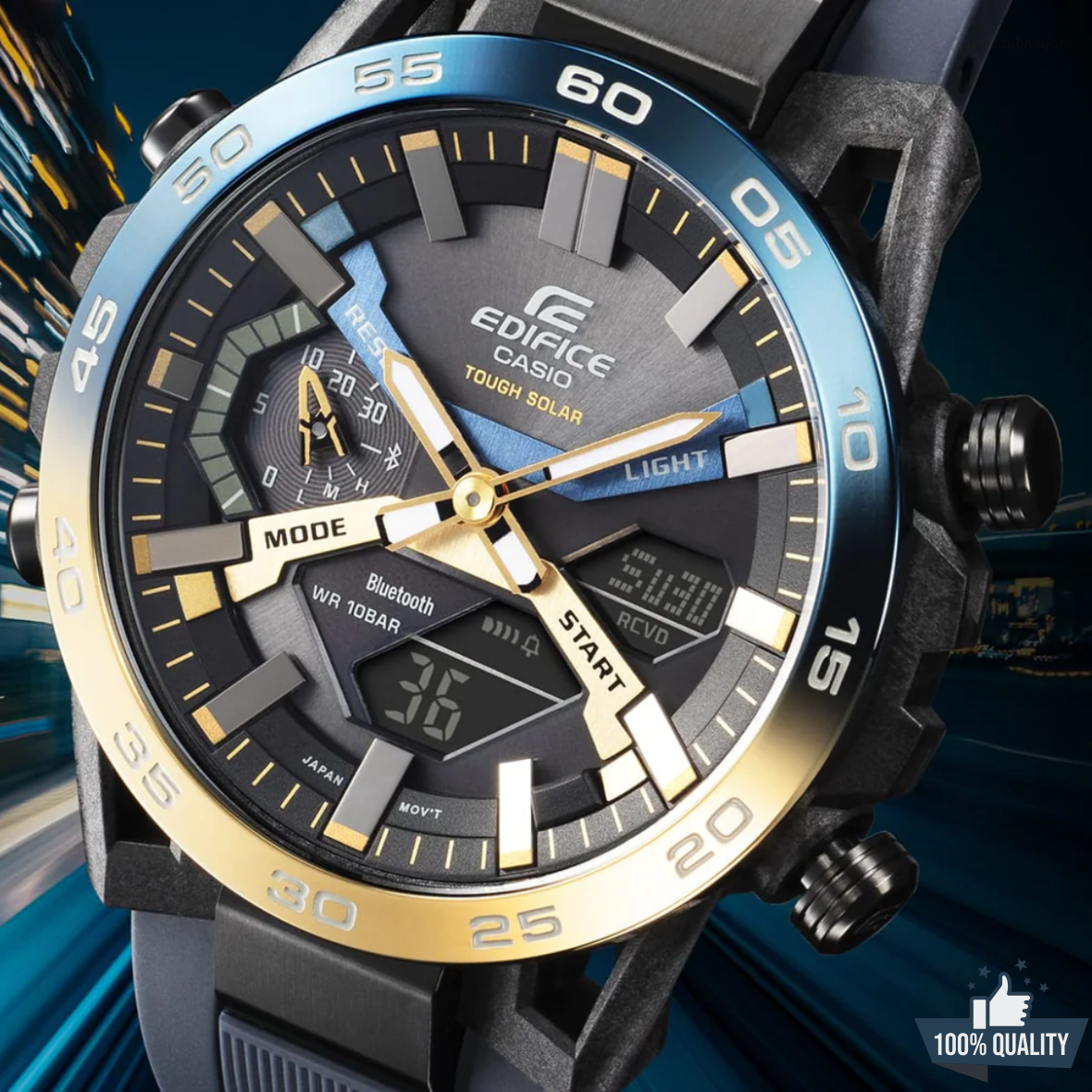 ED-2114512 Blue Honda Racing Watch.