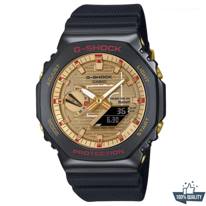 YR-211101 New Black Golden Watch.